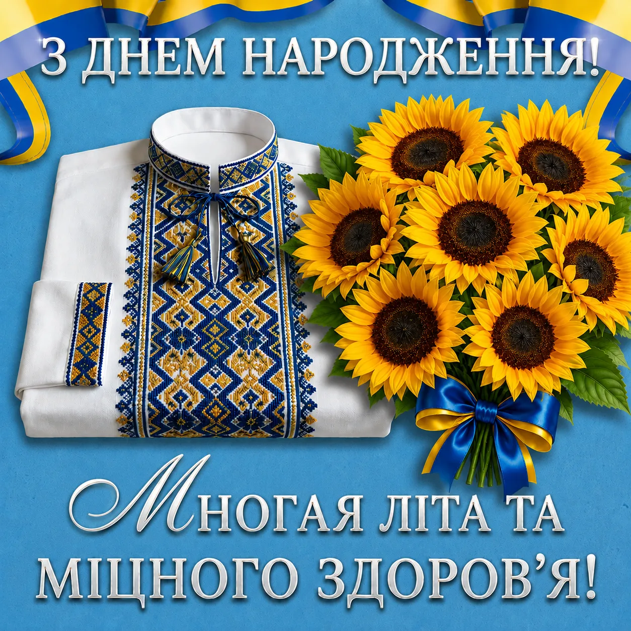 Українська картинка з днем народження - з українським настроєм, для красивої публікації Українська картинка з днем народження - з українським настроєм, для красивої публікації